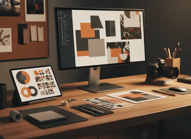Wan 2.7 Image creative iteration use case showing a premium design workspace